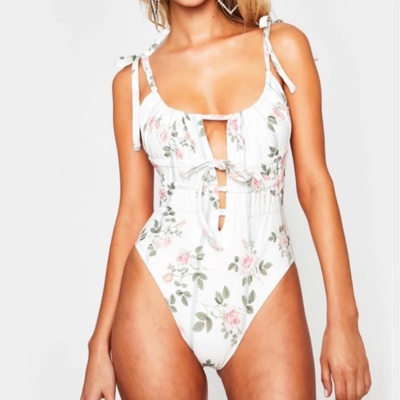 For Love And Lemons Other - For Love and Lemons Rose Garden One Piece Swimsuit